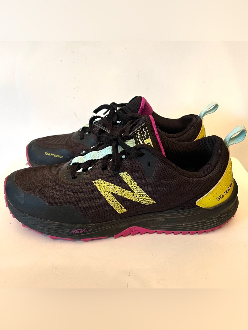 New Balance Shoes Womens 8.5 B Black Nitrel v3 Trail Hiker All Terrain WTNTRLP3